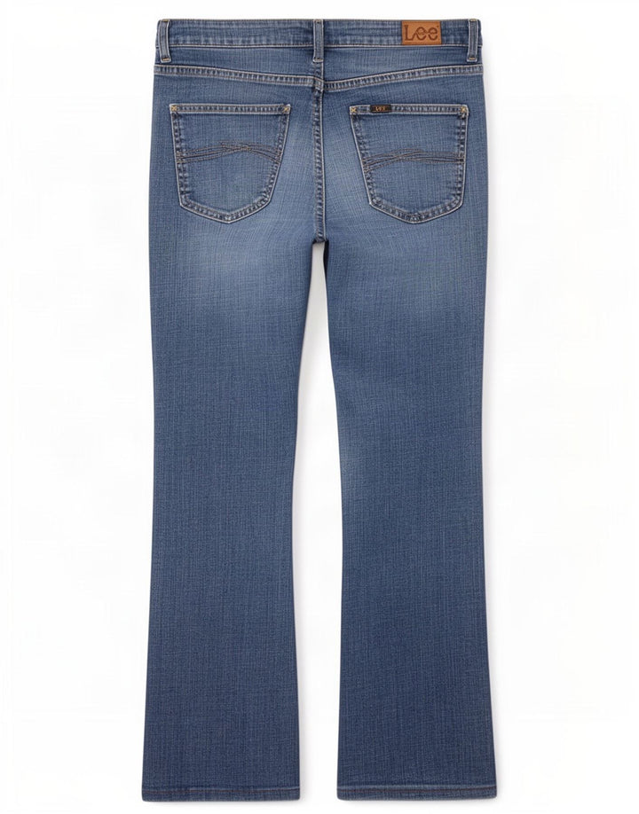 Lee Dame Cameron Bootcut Jeans W36 L28 Blå Bomuld