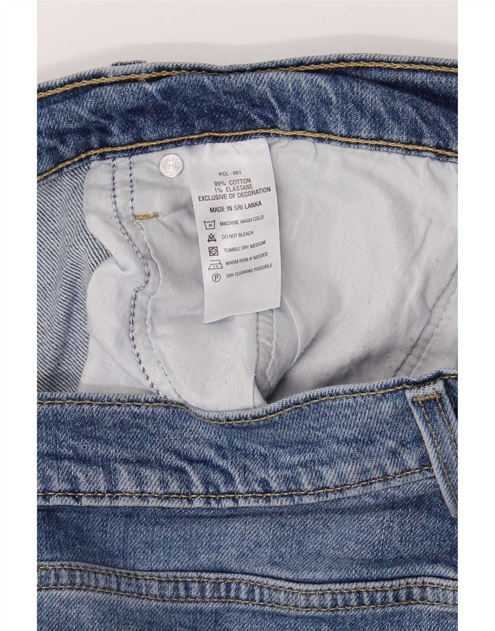 Levi's lige jeans til kvinder W34 L27 blå bomuld