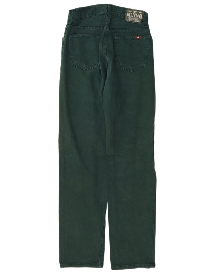 Mustang Straight Jeans til mænd W27 L32 Grøn bomuld