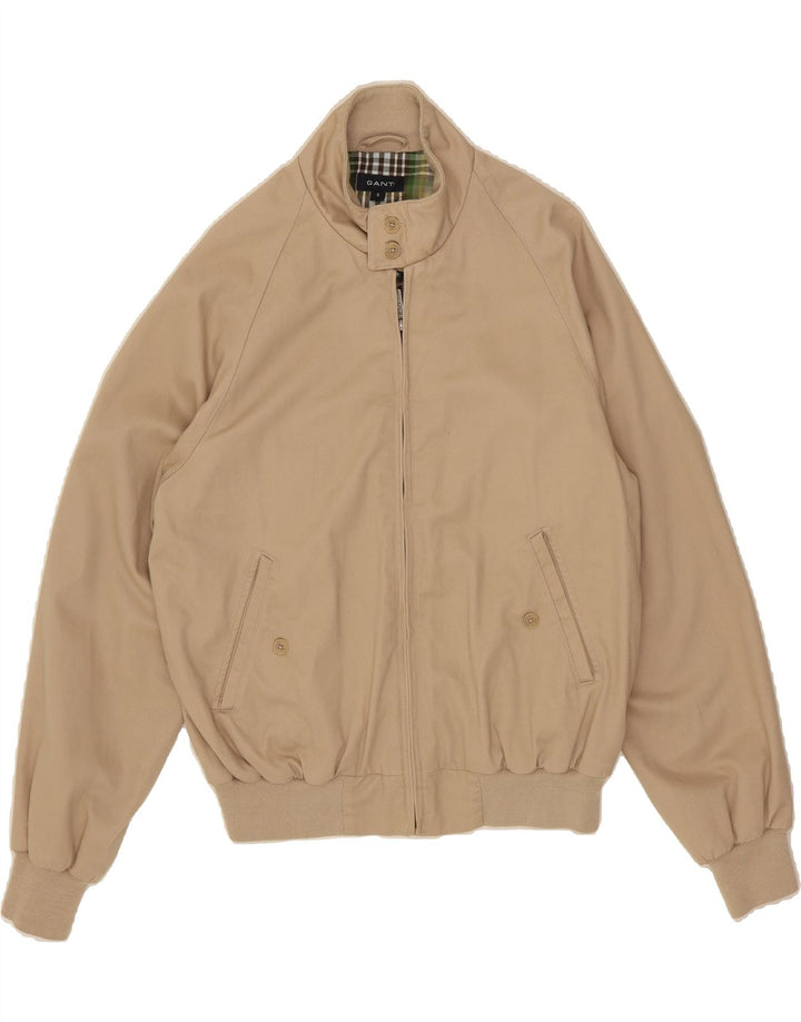 GANT Mens Bomber Jacket UK 36 Small Beige Cotton Vintage Gant and Second-Hand Gant from Messina Hembry 