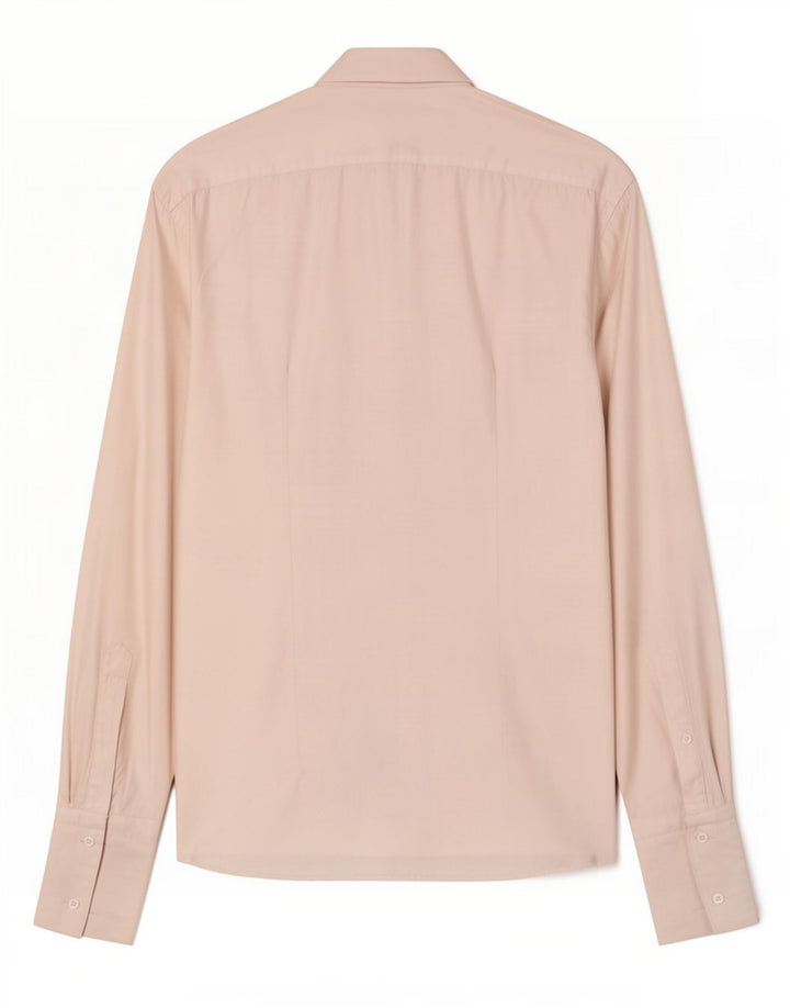 Delsiena Herre formel skjorte størrelse 39 15 1/2 Medium hvid bomuld
