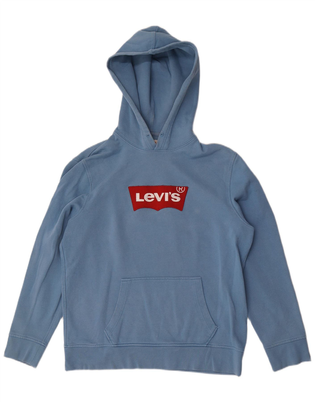 Levi's Grafisk hættetrøje til mænd, stor blå bomuld