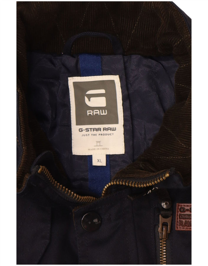 G-Star Boys Utility-jakke 13-14 år XL Marineblå Bomuld