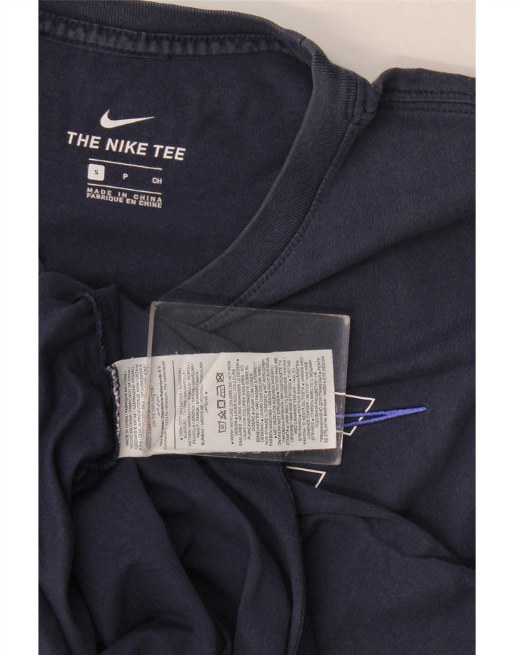 Nike grafisk T-shirt top til mænd, lille marineblå bomuld