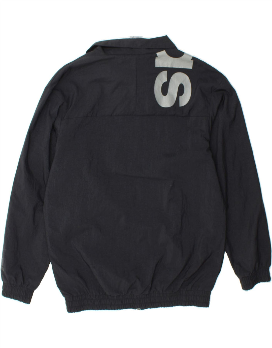 ADIDAS Womens Oversized Tracksuit Top Jacket UK 4/6 XS Black Colourblock Vintage Adidas and Second-Hand Adidas from Messina Hembry 