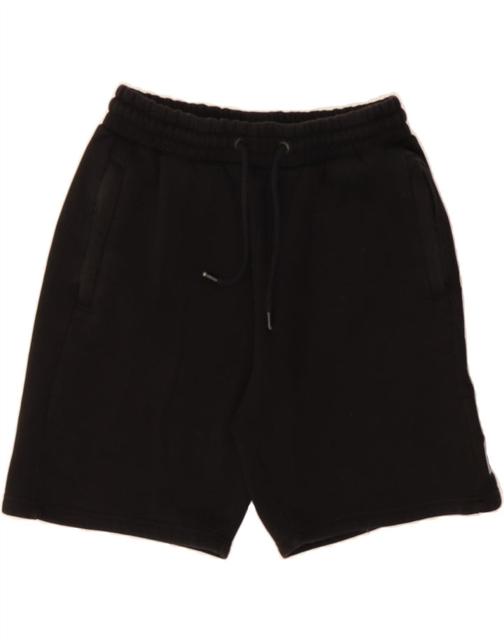 NICCE Mens Graphic Sport Shorts Medium  Black Cotton Vintage Nicce and Second-Hand Nicce from Messina Hembry 
