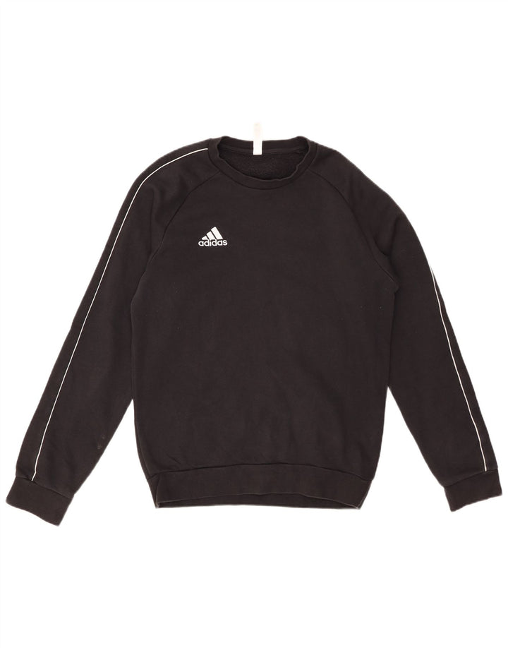 ADIDAS Sweatshirt til mænd, lille sort bomuld