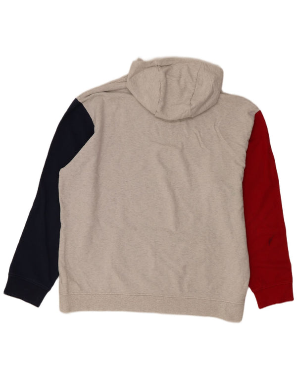 New Balance Herre hættetrøje 2XL Grå Colourblock Bomuld