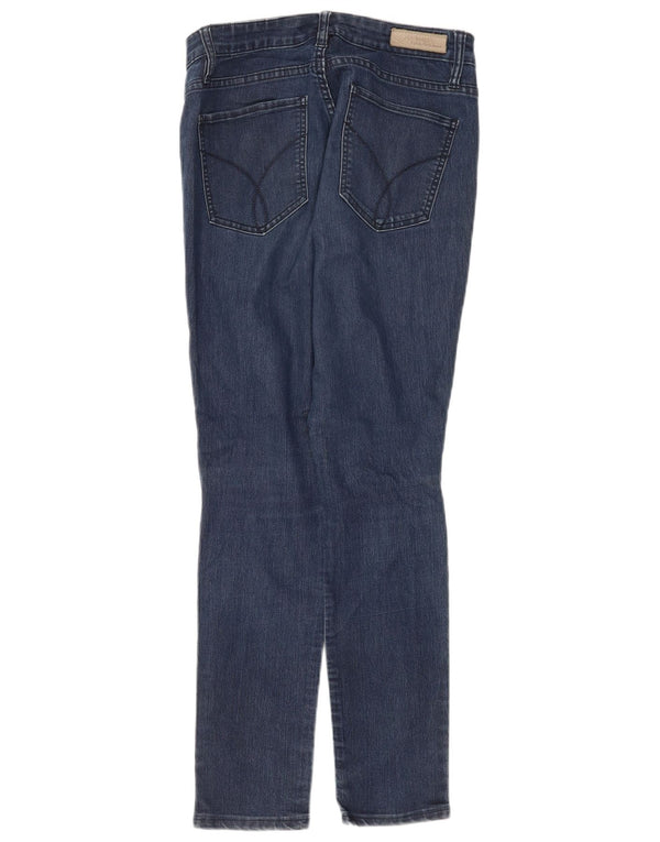 Calvin Klein Dame Skinny Jeans US 8 Medium W28 L28 Marineblå Bomuld