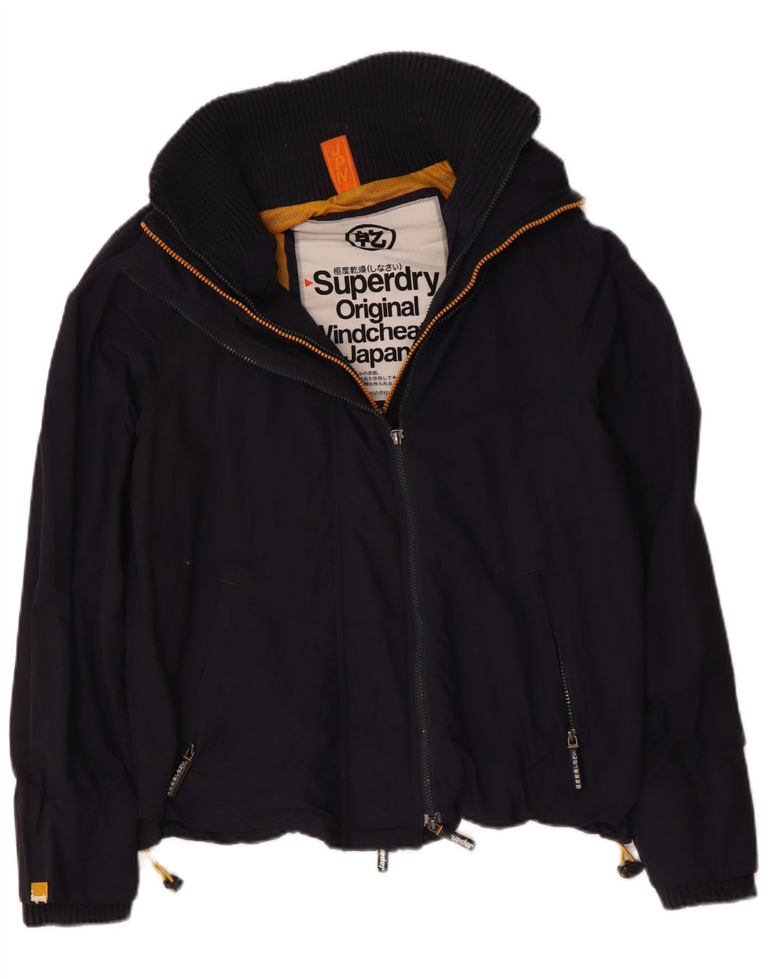 Superdry Windcheater Windbreaker Jacket UK 40 Large Navy Blue