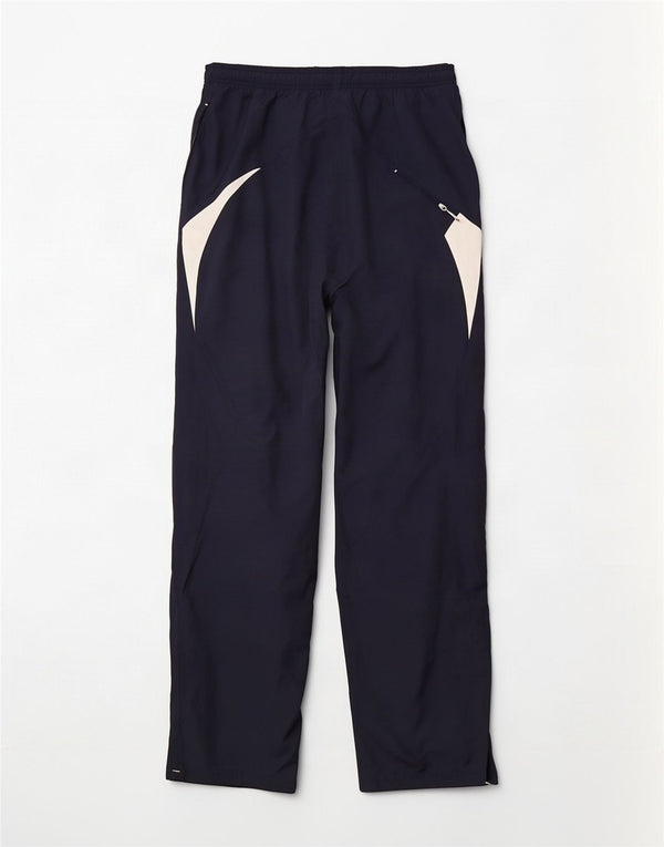 Reebok Herre grafiske træningsdragt Bukser Large Navy Blue Colourblock