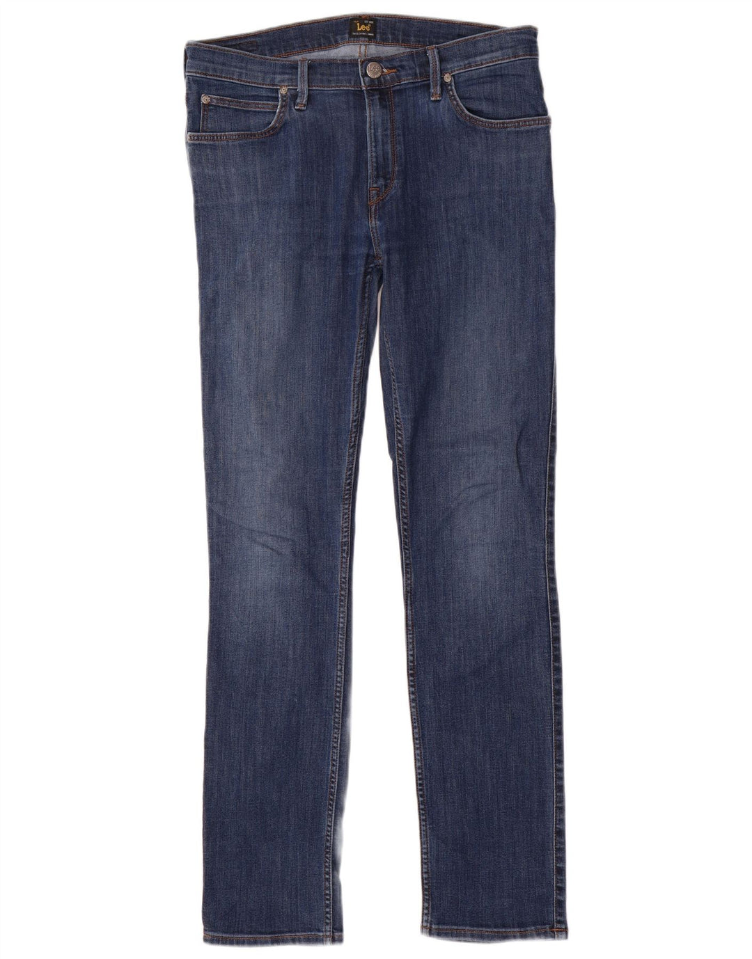 LEE Dame Jade Straight Jeans W32 L32 Blå Bomuld
