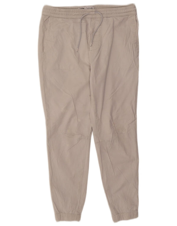 Zara Herre Joggers Chino Bukser Large W32 L28 Beige