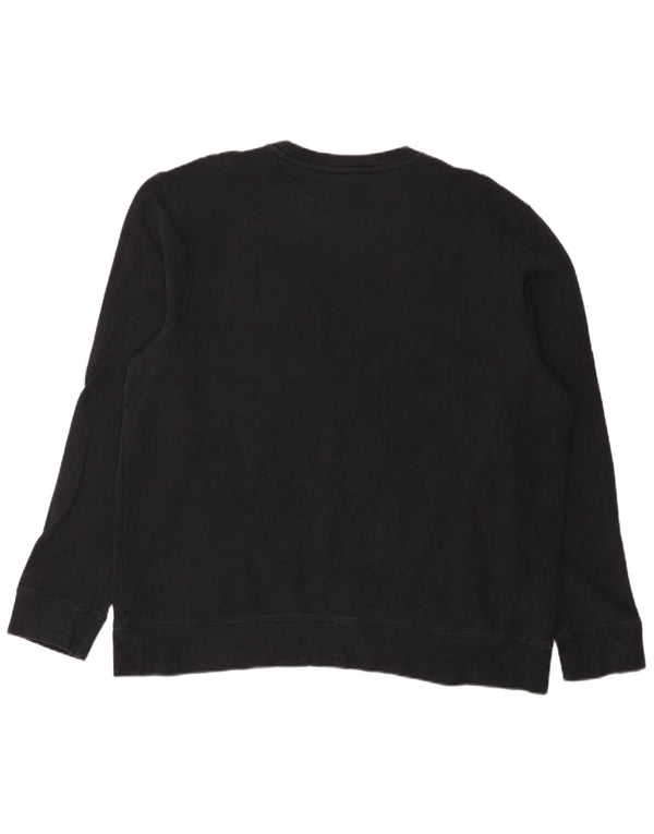 Marks & Spencer Herre Regular Fit Sweatshirt Jumper 2XL marineblå bomuld