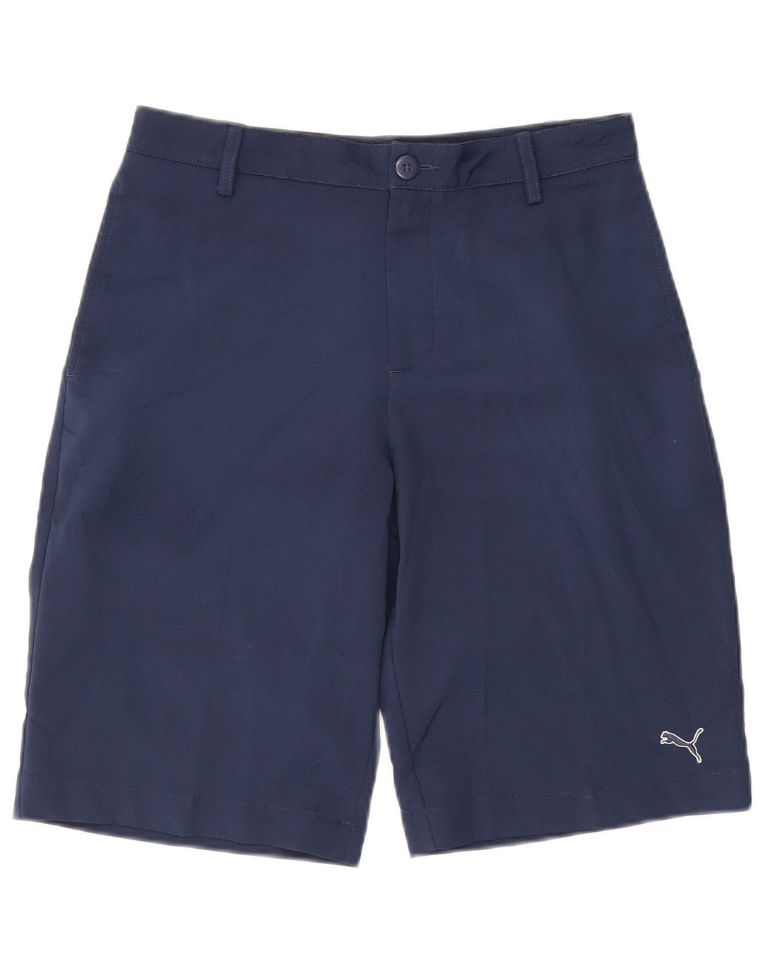 Puma Boys Chino Shorts 13-14 år W30 Marineblå polyester
