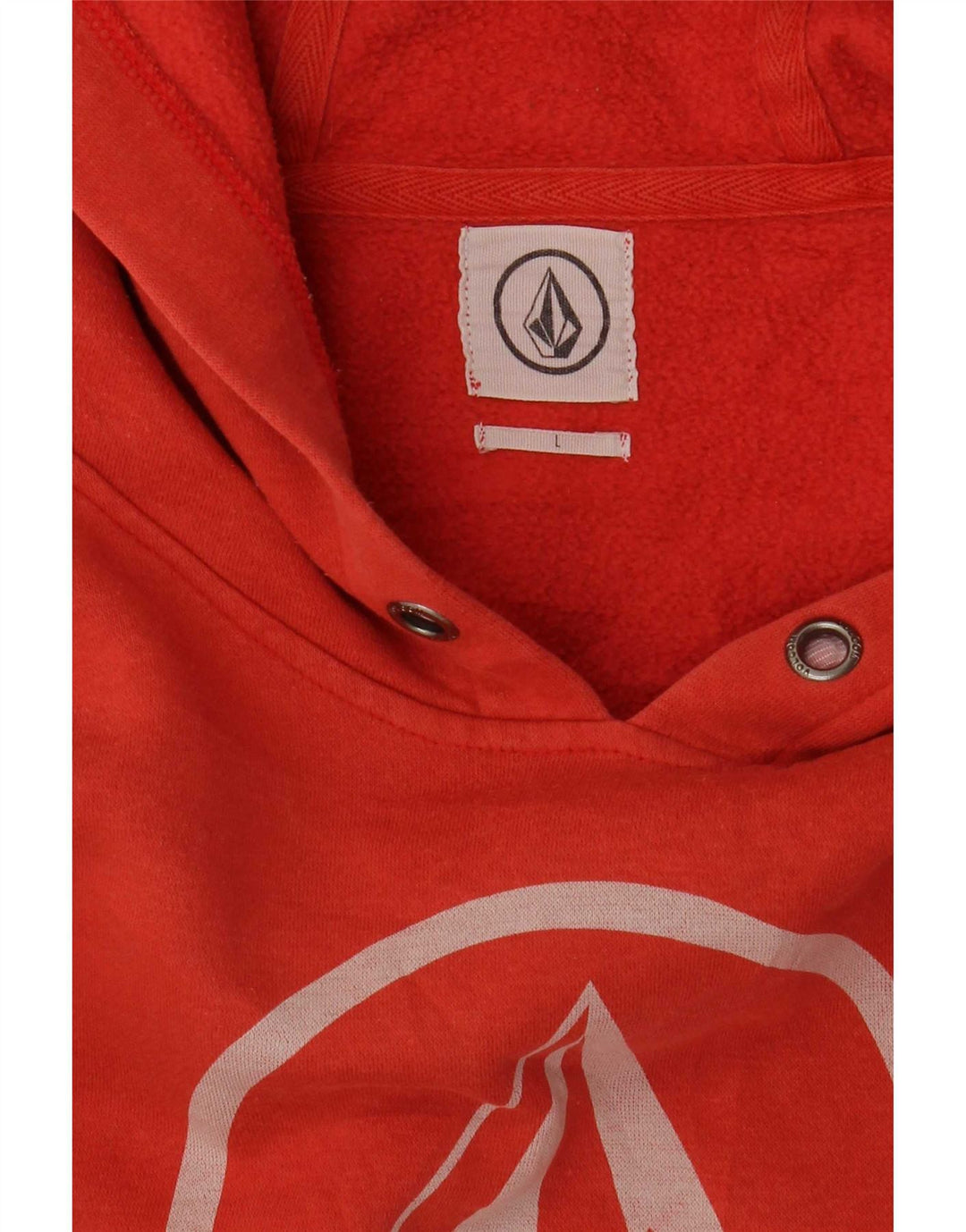 Volcom Grafisk hættetrøje til mænd, stor orange