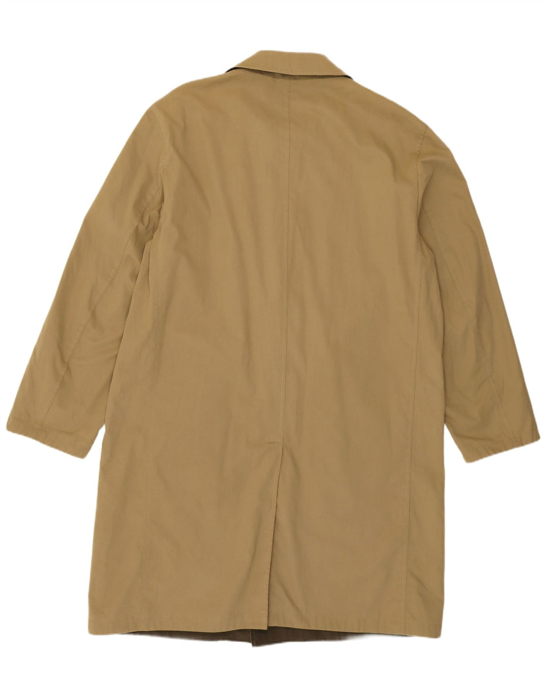 Ermenegildo Zegna Herre Blød Vendbar Overfrakke IT 54 2XL Khaki Polyester
