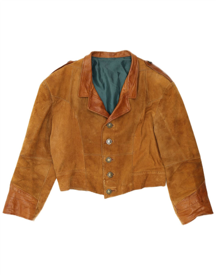 Vintage herre ruskind bomberjakke UK 38 medium brun