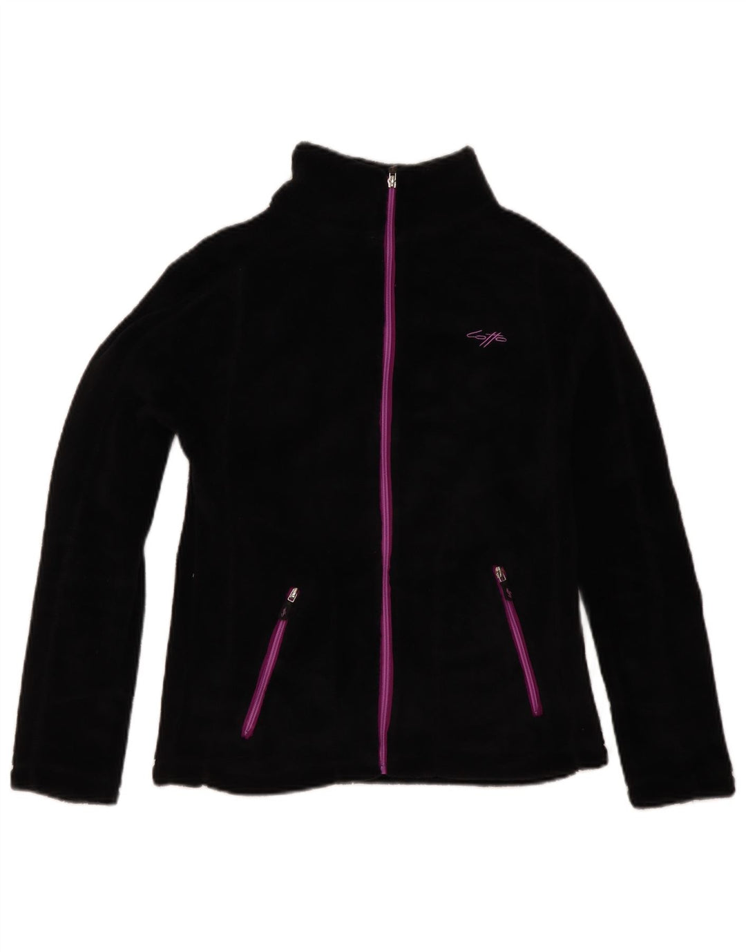 Lotto Dame Fleecejakke UK 12 Medium Sort Polyester