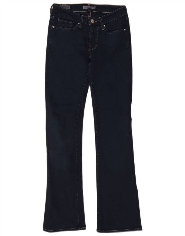 Levi's Dame 715 Bootcut Jeans W24 L30 Marineblå
