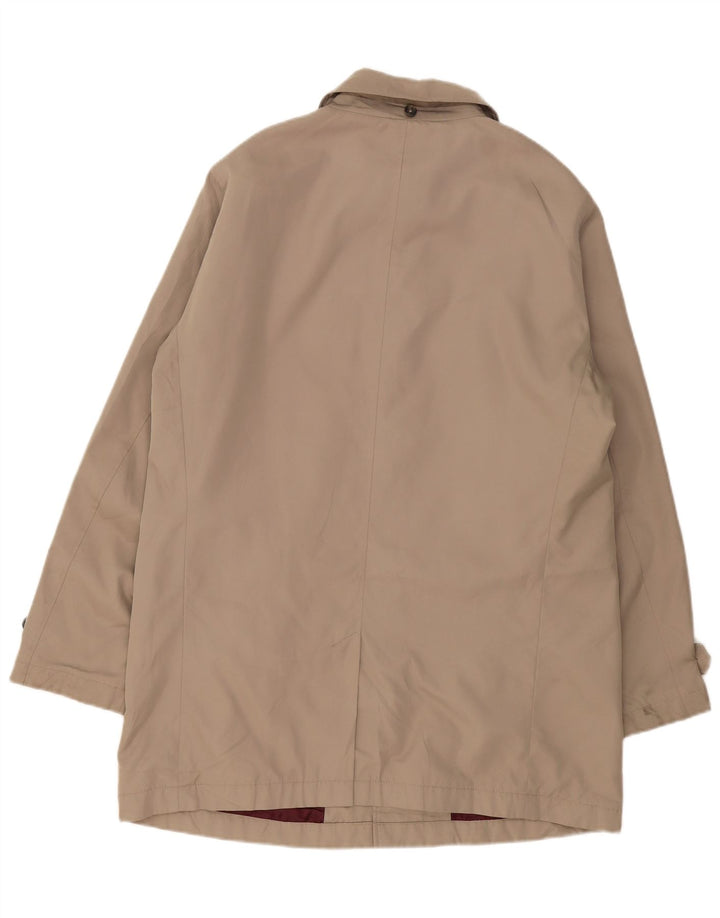 Marks & Spencer Herre Overfrakke UK 40 Large Beige Polyester