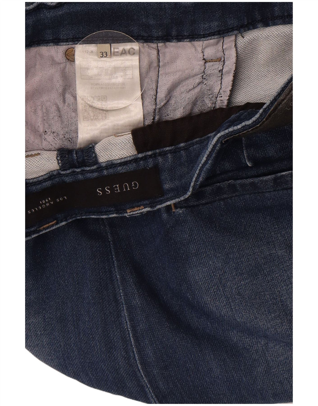 Guess Slim Jeans til mænd W33 L32 Marineblå