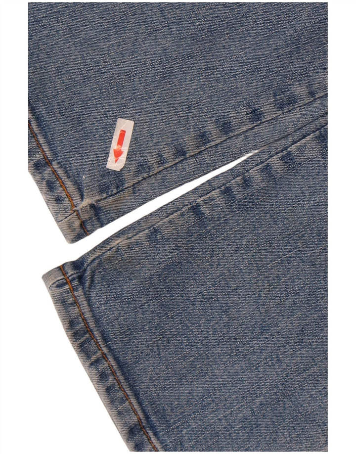 Wrangler Lige Jeans til kvinder US 10 Medium W28 L28 Blå Bomuld