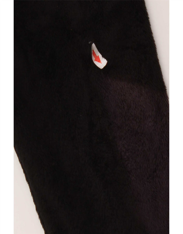 Jack Wolfskin Dame Liner Fleece Jakke UK 16 Stor Sort Polyester