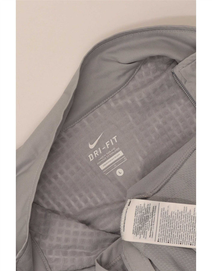 Nike Herre Dri Fit træningsdragt Topjakke Stor Grå Polyester