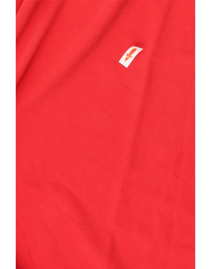 Kappa herre poloshirt Medium rød bomuld