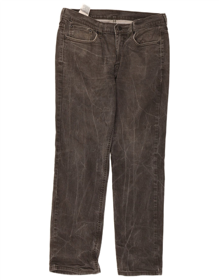 Levi's Herre 541 lige jeans W33 L32 Grå bomuld