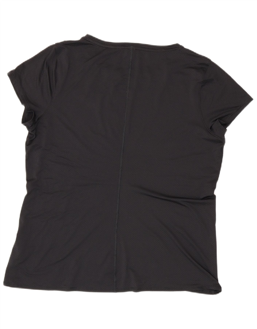 Under Armour Dame T-Shirt Top UK 20 2XL Sort Polyester