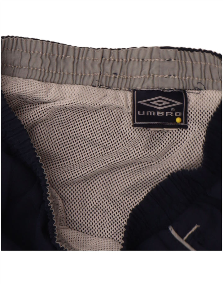 Umbro Boys Graphic Sports Shorts 9-10 År Medium Navy Blue Polyester
