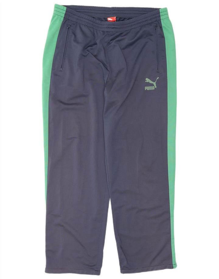 Puma Træningsdragtsbukser til mænd XL Marineblå Colourblock
