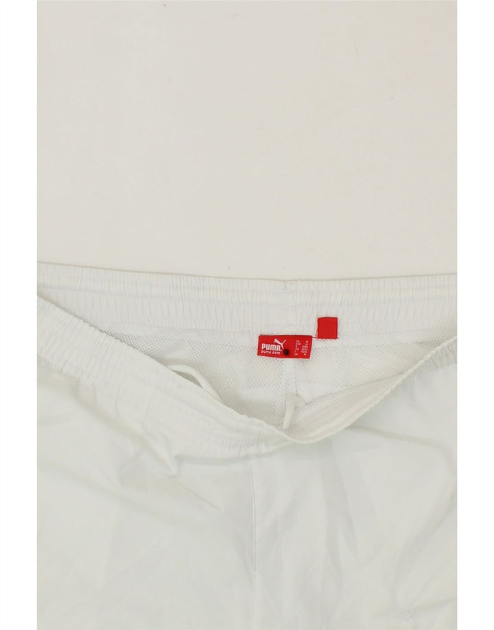 PUMA Mens Sport Shorts Medium White Vintage Puma and Second-Hand Puma from Messina Hembry 