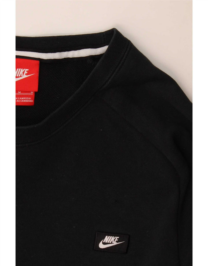 Nike Herre sweatshirt Jumper Medium Sort Bomuld