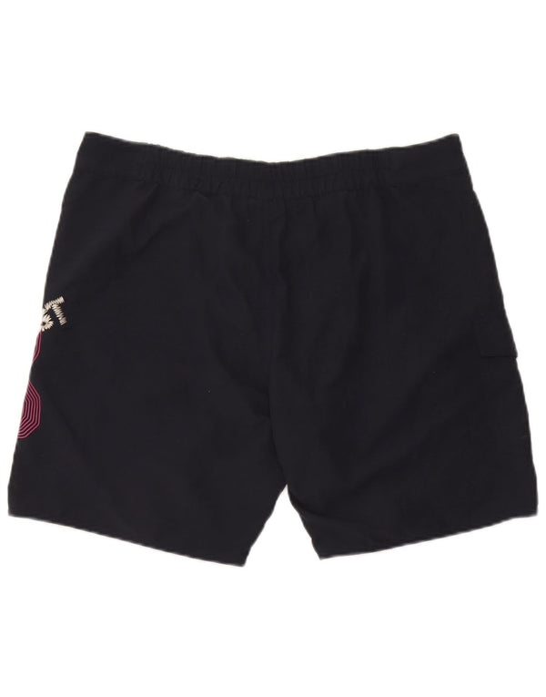 Coast Herre grafiske badeshorts store marineblå polyester