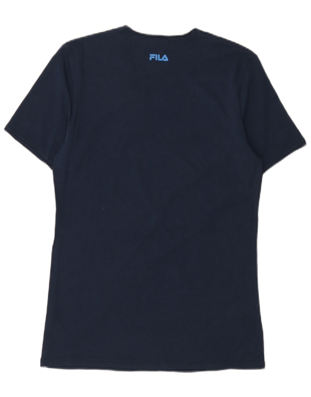 Fila herre T-shirt top lille marineblå bomuld
