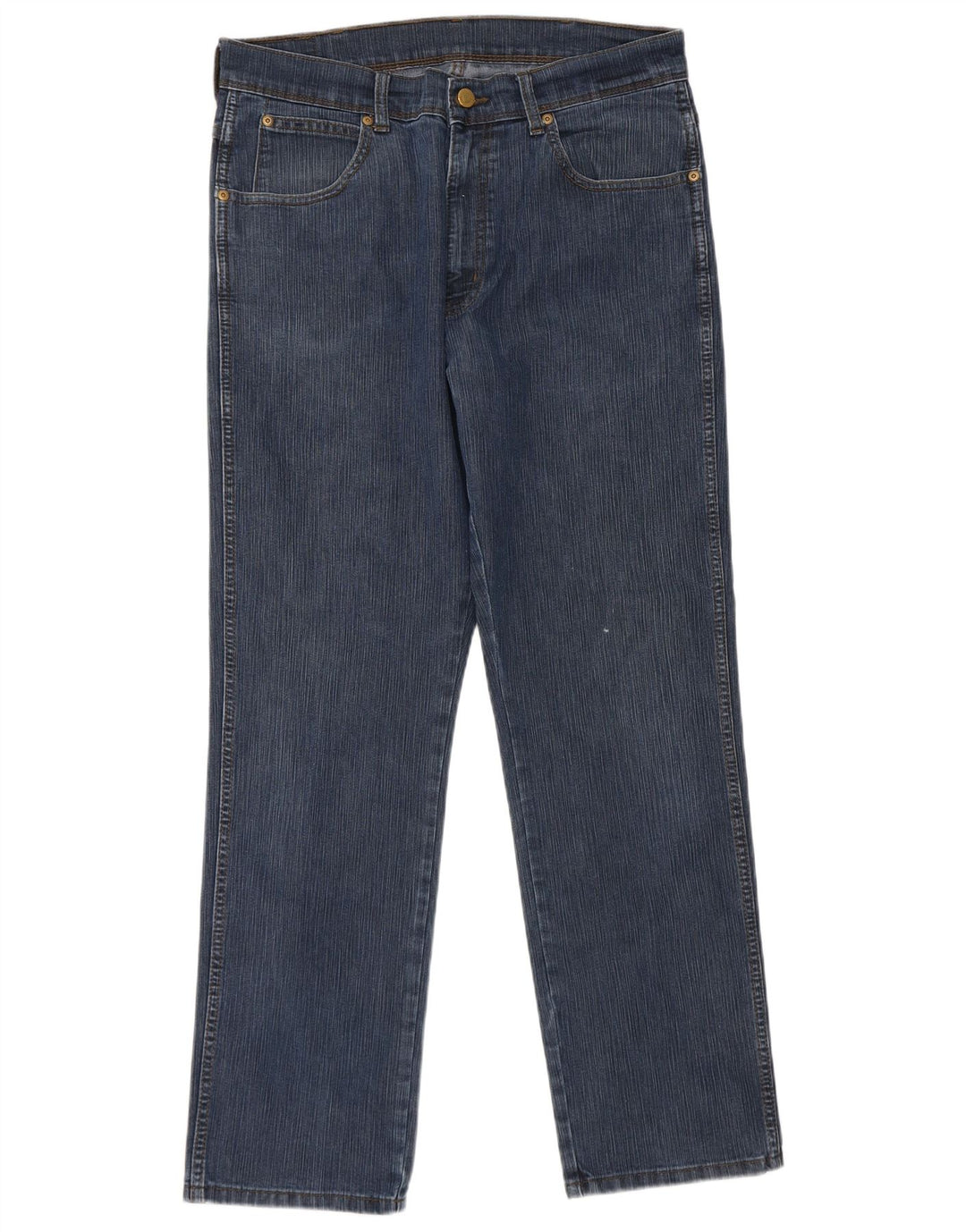 Wrangler Straight Jeans til mænd W32 L30 Blå