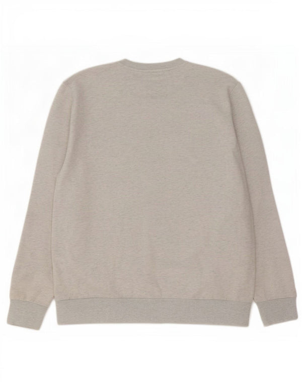 Jack & Jones Herre grafisk sweatshirt XL Grå Flecked Bomuld