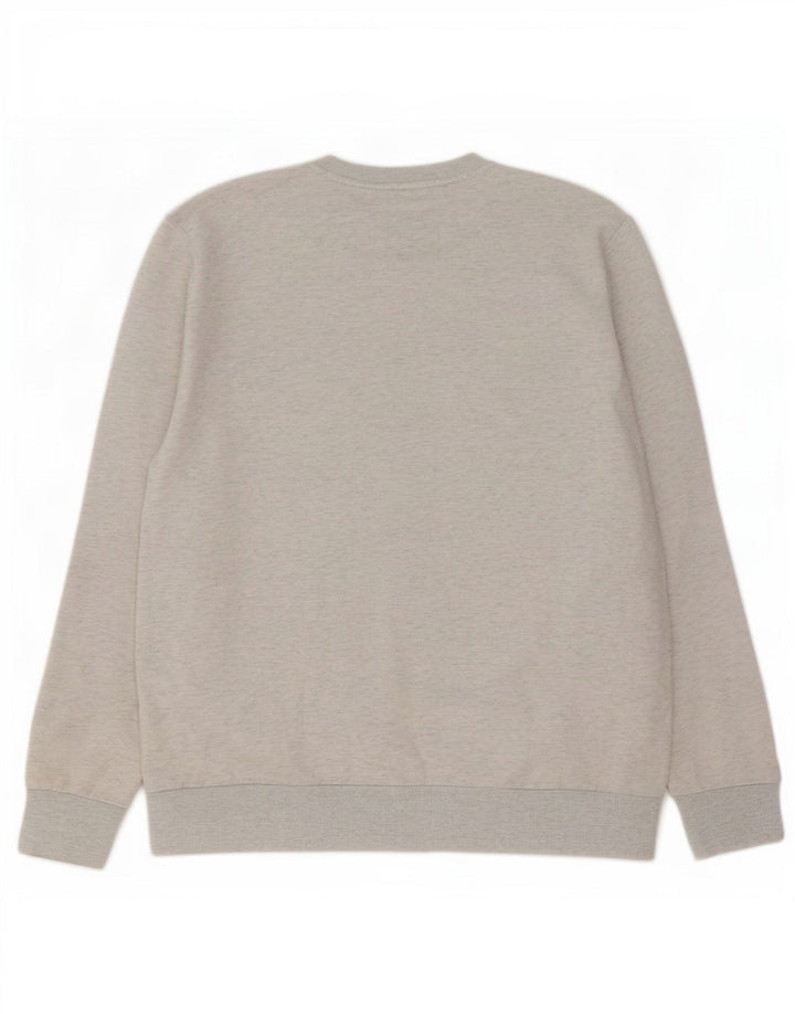 Jack & Jones Herre grafisk sweatshirt XL Grå Flecked Bomuld