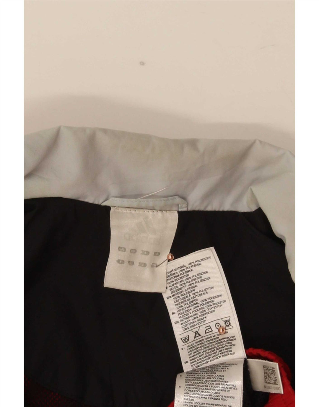 Adidas Træningsdragt til mænd Topjakke XL Rød Colourblock Polyester
