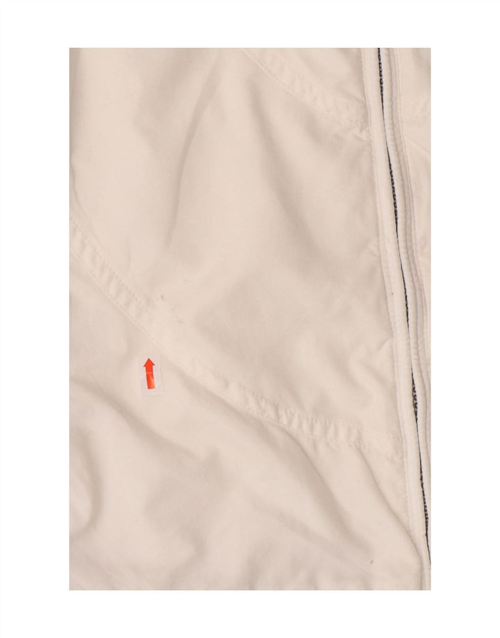 ELLESSE Womens Rain Jacket UK 18 XL White Polyester Vintage Ellesse and Second-Hand Ellesse from Messina Hembry 