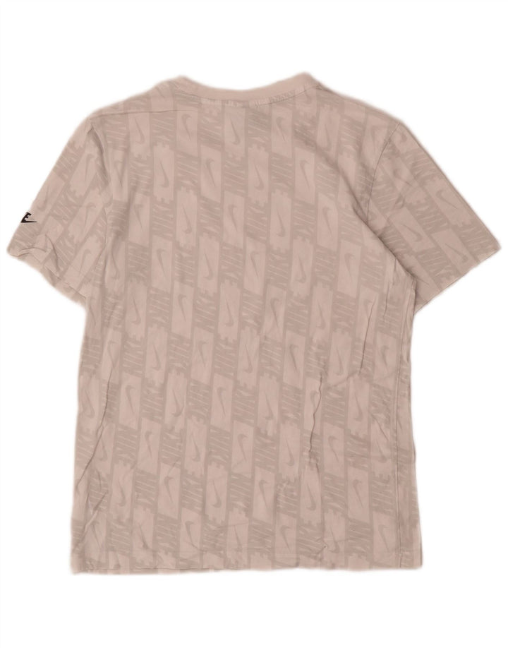 Nike grafisk T-shirt top til mænd, lille hvid bomuld