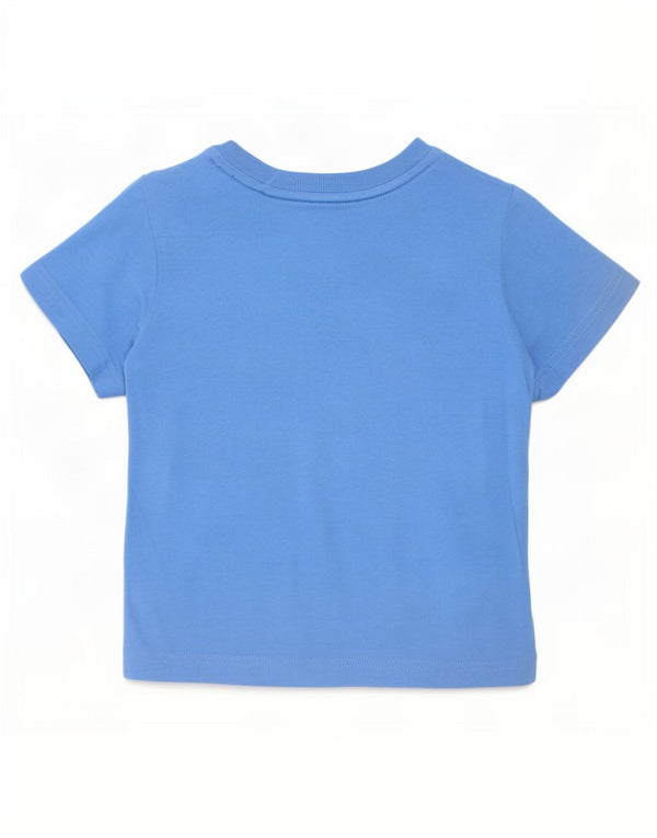 Adidas Baby Boys Grafisk T-Shirt Top 12-18 Måneder Blå Bomuld