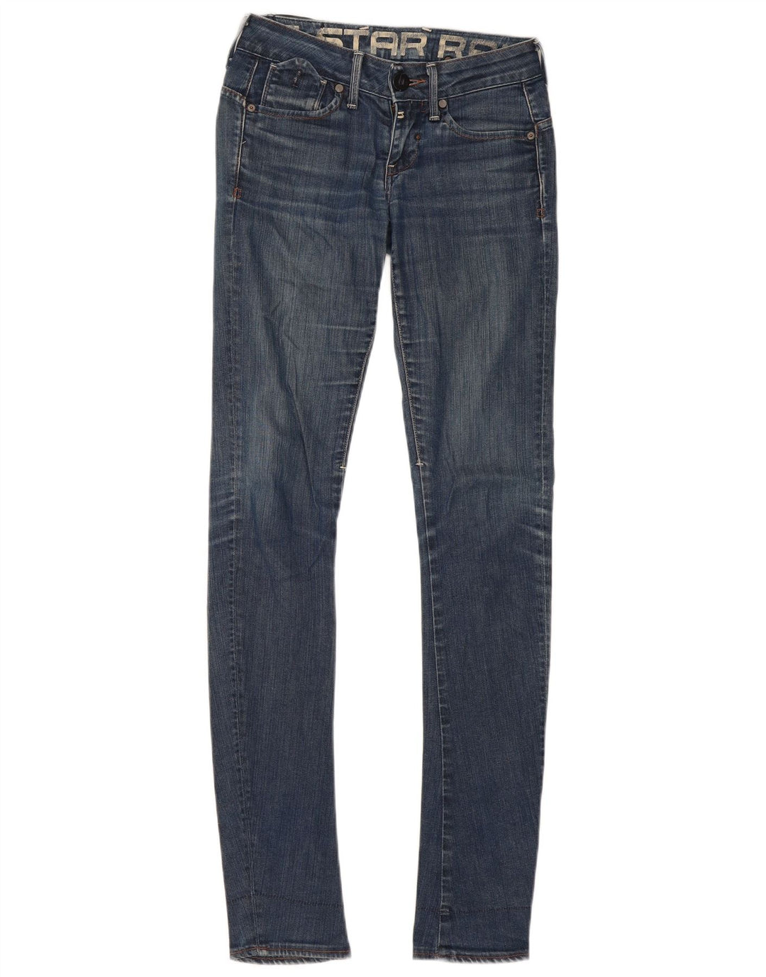 G-Star Dame Skinny Jeans med lav talje W25 L34 Blå Bomuld