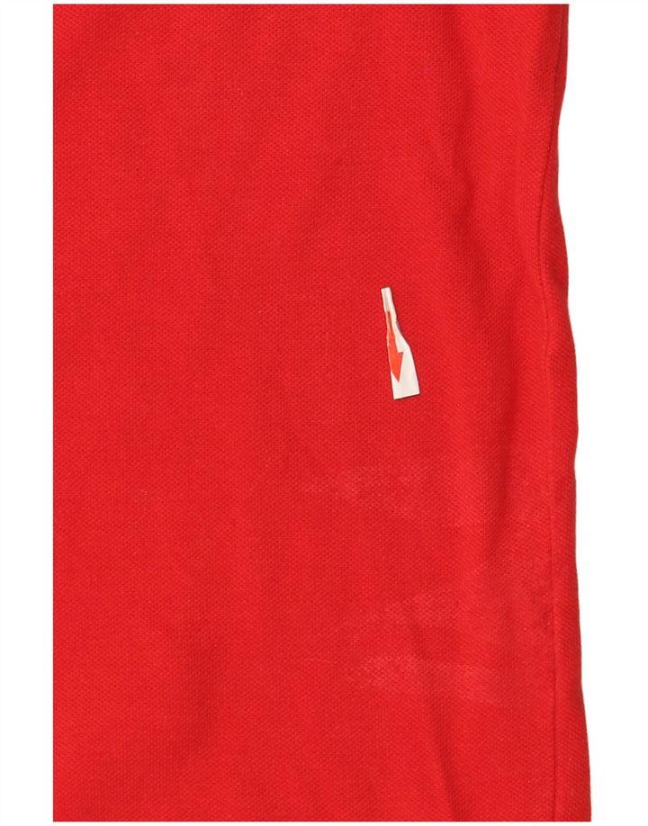 Fila Poloskjorte til mænd Medium Rød Colourblock Bomuld