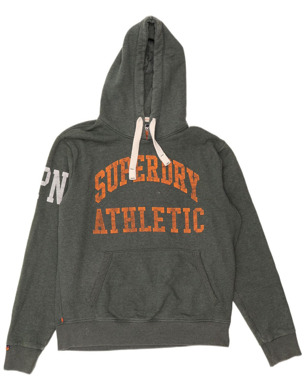 Superdry Grafisk hættetrøje til mænd 2XL Grøn bomuld
