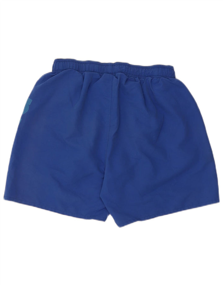 Arena Herre grafiske sportsshorts mellemblå polyester