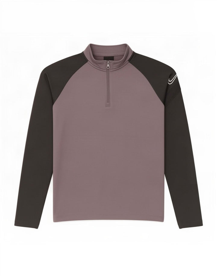 Nike Boys Dri Fit Pullover træningsdragt top 12-13 år stor grå farveblok